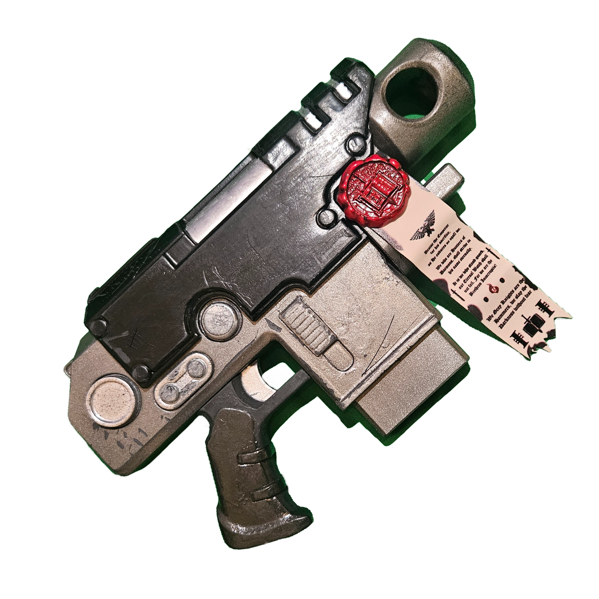 Heavy Bolter Pistol - Hand-Painted Collector's Cosplay Prop