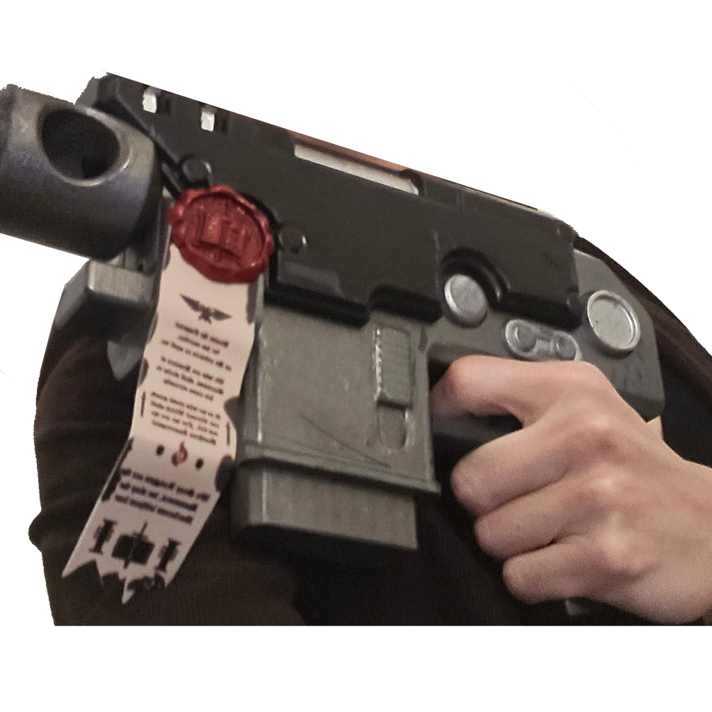 Heavy Bolter Pistol - Hand-Painted Collector's Cosplay Prop