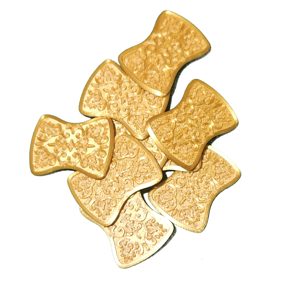 D&D-Style Roleplay Coins — Gold (10 pack)
