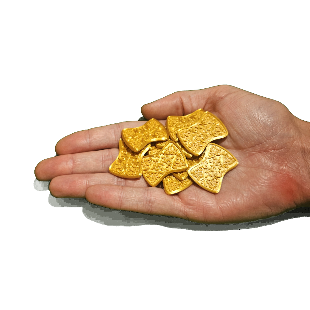 D&D-Style Roleplay Coins — Gold (10 pack)