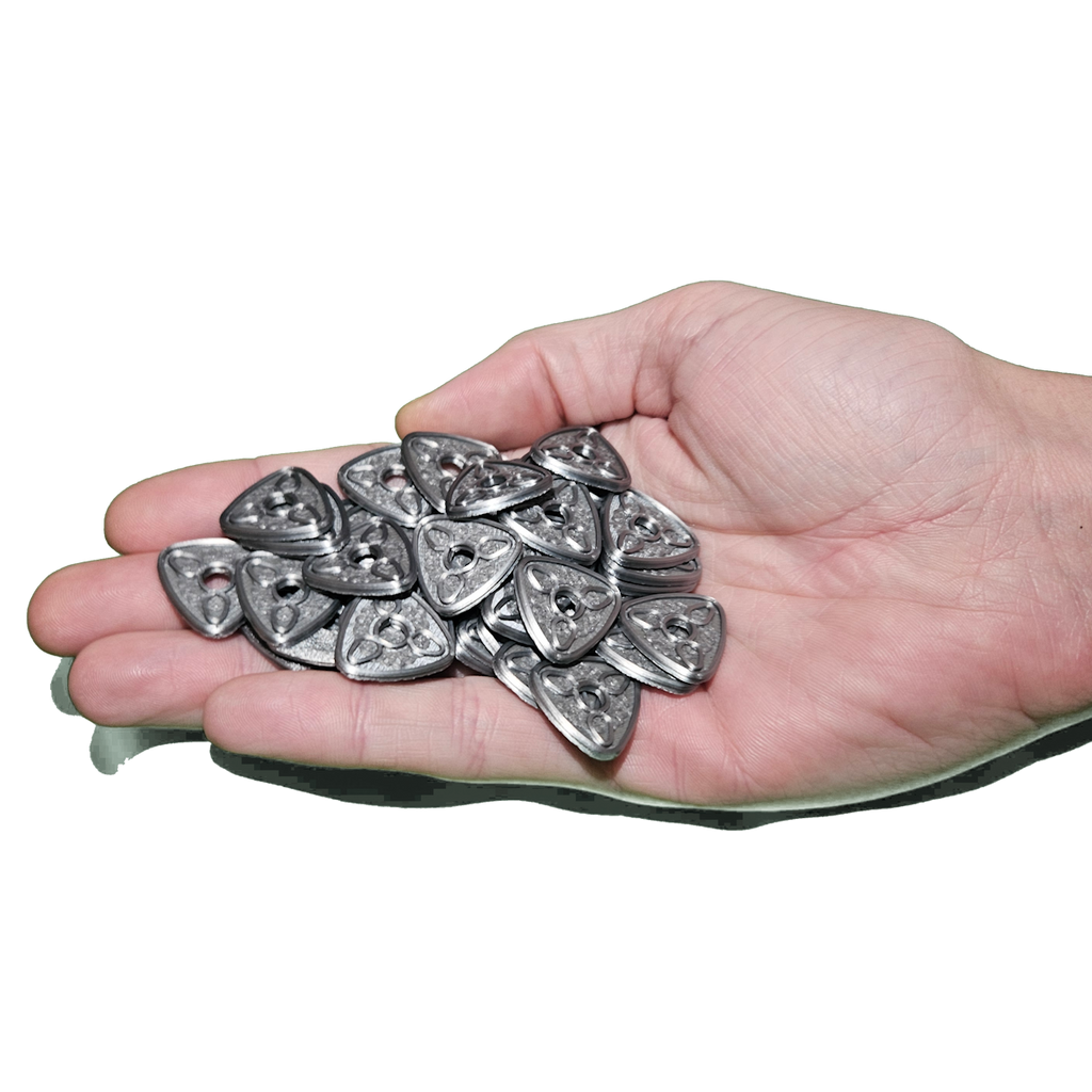 D&D-Style Roleplay Coins — Silver (10 pack)