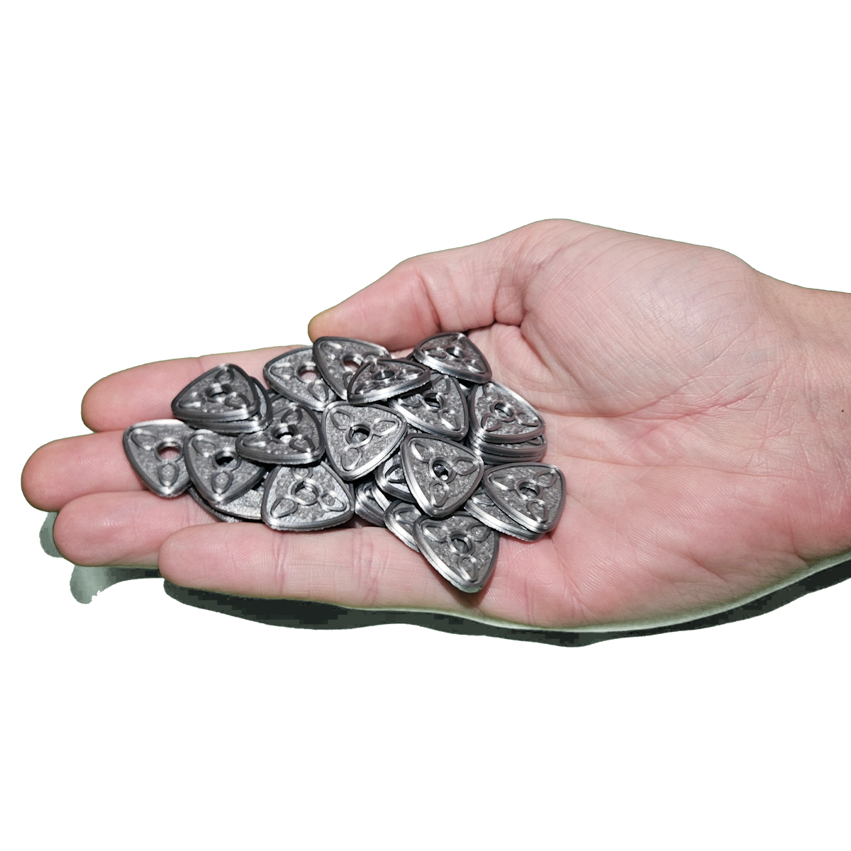 D&D-Style Roleplay Coins — Silver (10 pack)